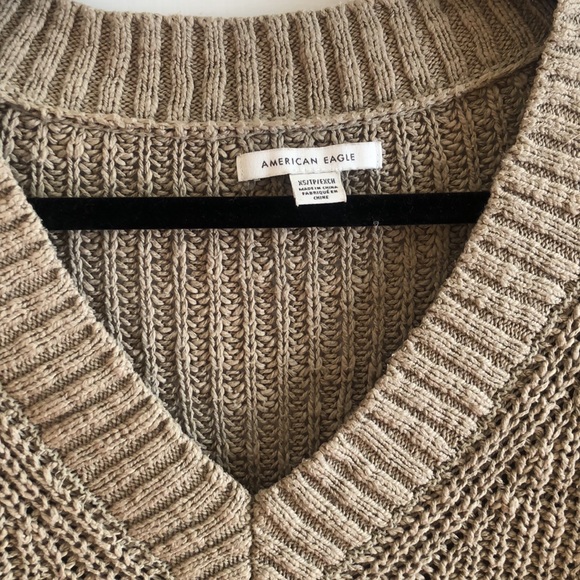 Chunky v-neck sweater - Picture 4 of 4